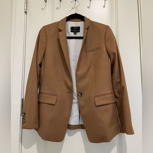 J. Crew Regent Blazer Wool - Size 4, Camel, Never worn